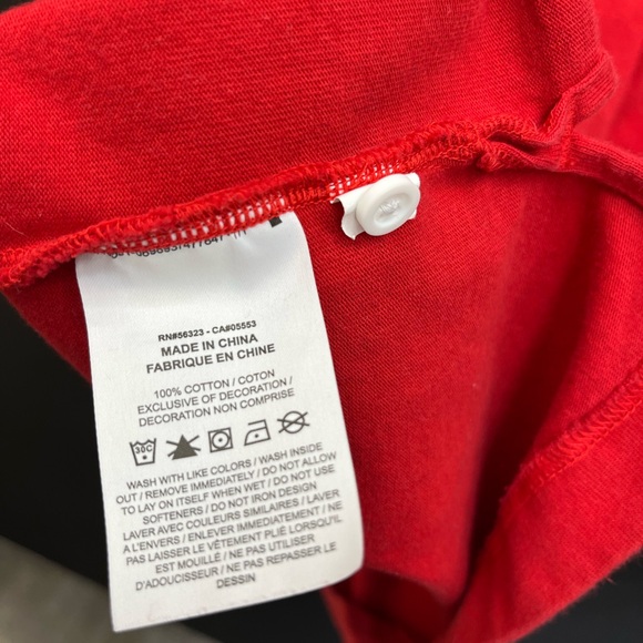 Nike Rugby Shirt- Red - Picture 5 of 5